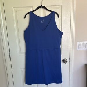 GAPFit Vibrant Blue Activewear Dress. Size XXL.